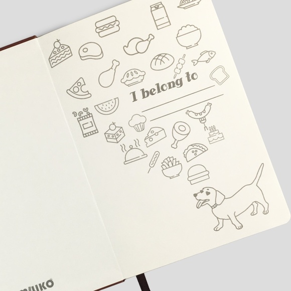 A5 PU LEATHER COVER DOT GRID DACHSHUND 2 NOTEBOOKS - Picture 3 of 7